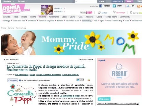 Cameretta di Pippi su Mommy Pride